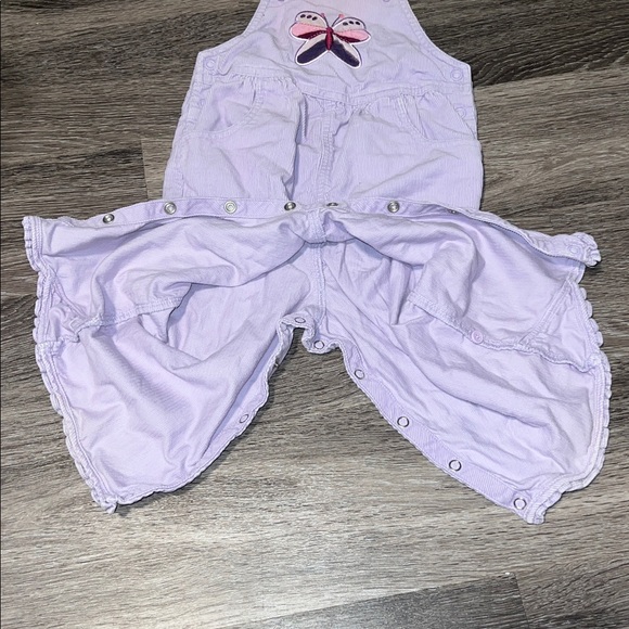 Gymboree Light Purple Kids Overalls with Pockets (18-24 Months) - Picture 6 of 7